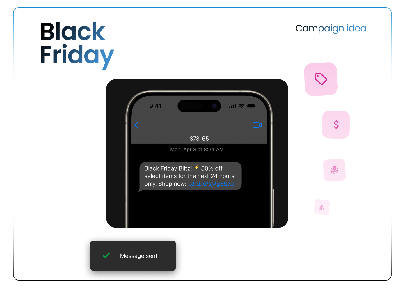 How to organize your SMS marketing strategy for Black Friday and Cyber